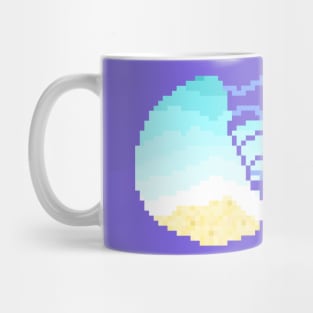 Modern Pixel Sea Jellyfish Mug